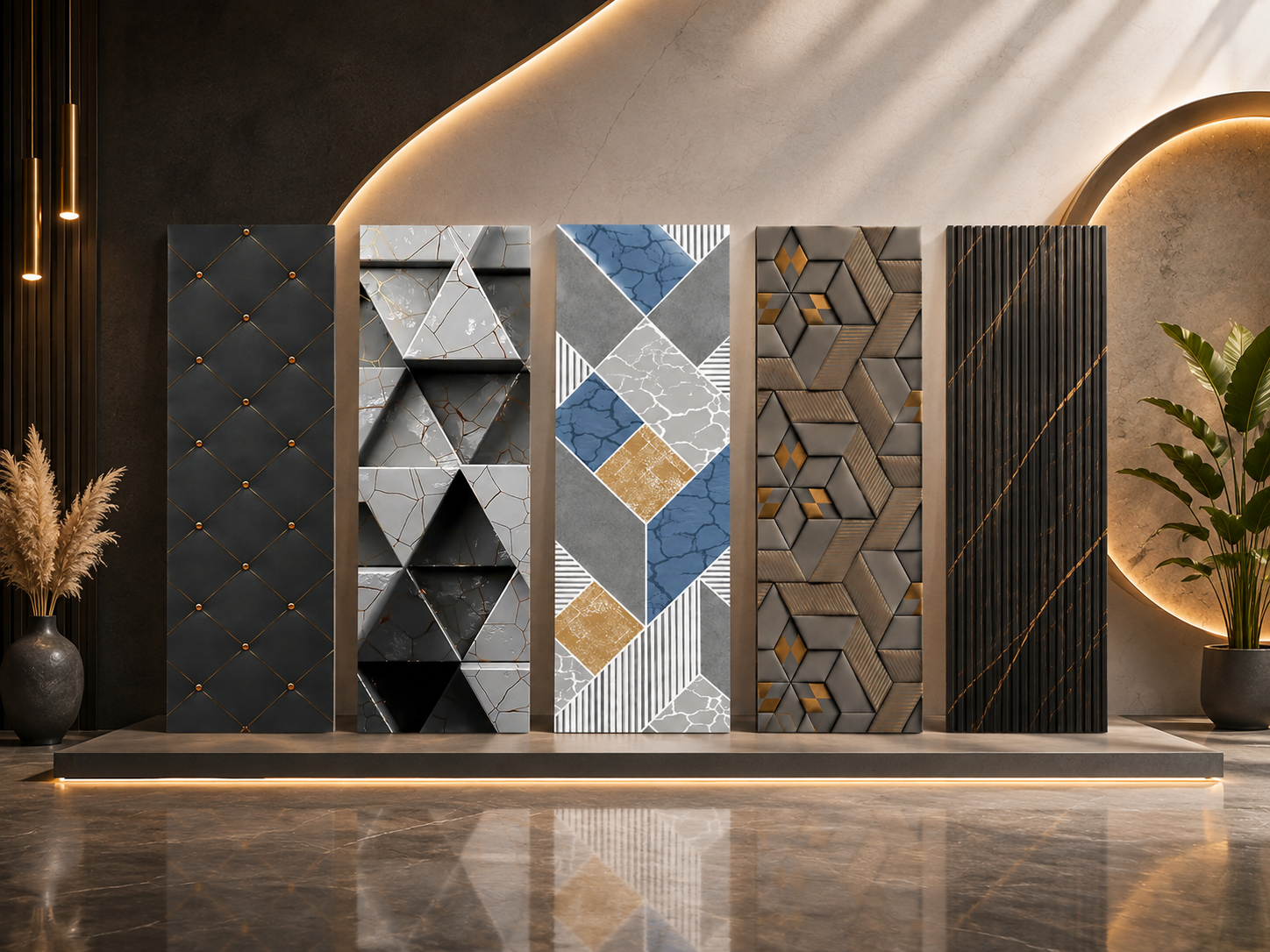PVC furniture sheet and TV unit interior
